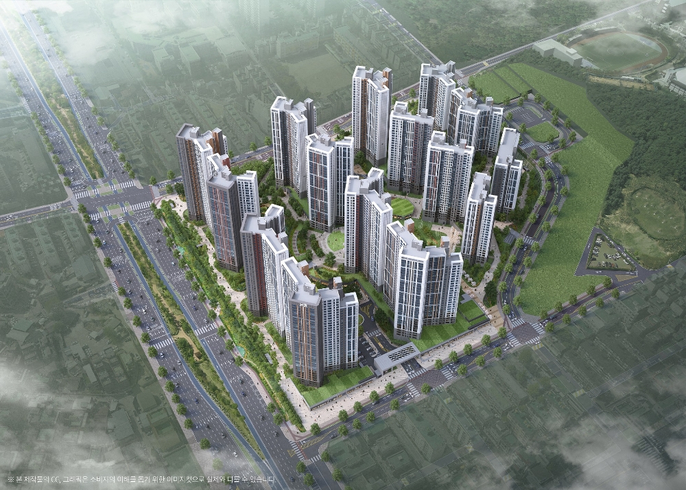 힐스테이트 자이 계양 조감도 / 사진=현대건설