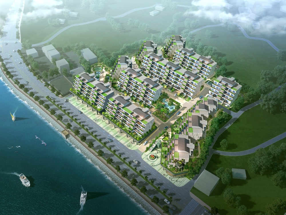 여수 소호동 테라스하우스 조감도 / 사진=금호건설