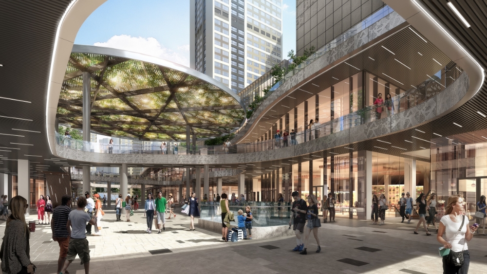 롯데백화점 동탄점 1층 스트리트몰 조감도. / 사진제공 = 롯데쇼핑