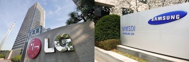 ▲자료=LG화학, 삼성SDI.