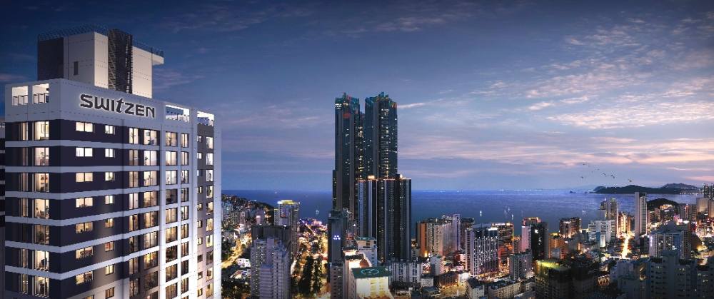 해운대 라센트 스위첸 스카이뷰 투시도