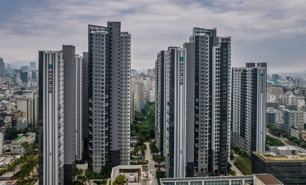 래미안 라클래시에 적용된 래미안의 신규 BI / 사진=삼성물산 건설부문