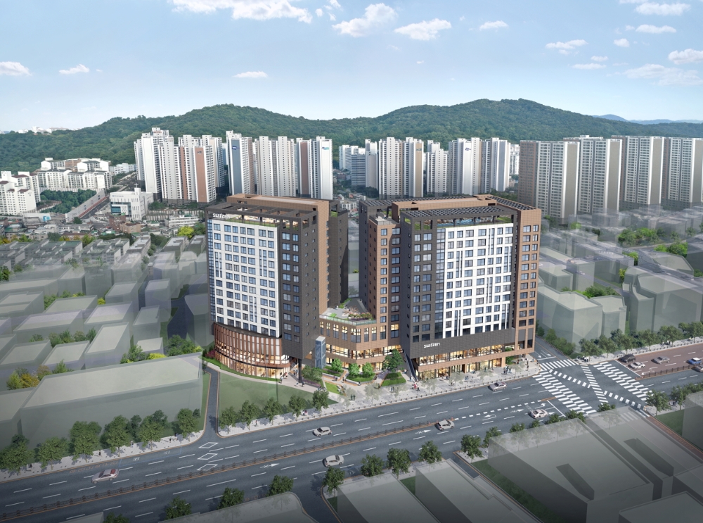 ‘광명 퍼스트 스위첸’ 조감도. / 사진=KCC건설