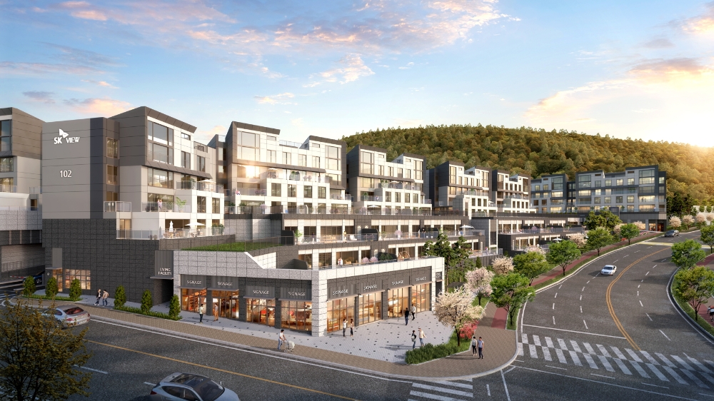 ‘판교 SK뷰 테라스’ 투시도. / 사진제공=SK에코플랜트