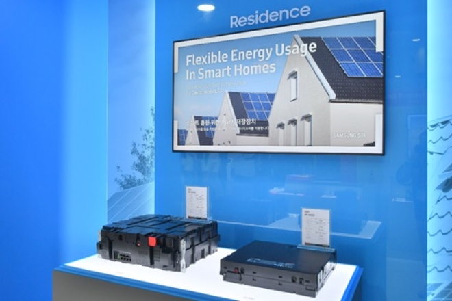 고전압 가정용 ESS. 사진=삼성SDI.