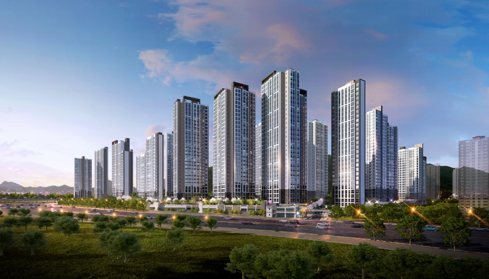 '원주기업도시 EG the 1 3차' 투시도