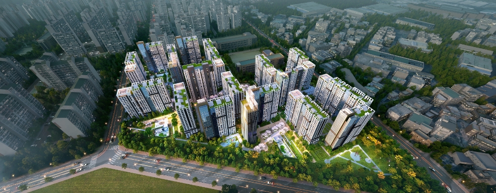 수원 영통 신성신안쌍용진흥아파트 리모델링 조감도. / 사진제공=현대엔지니어링