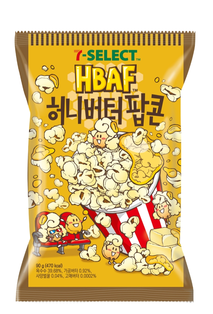 세븐일레븐의 PB '바프허니버터팝콘'/사진제공=세븐일레븐
