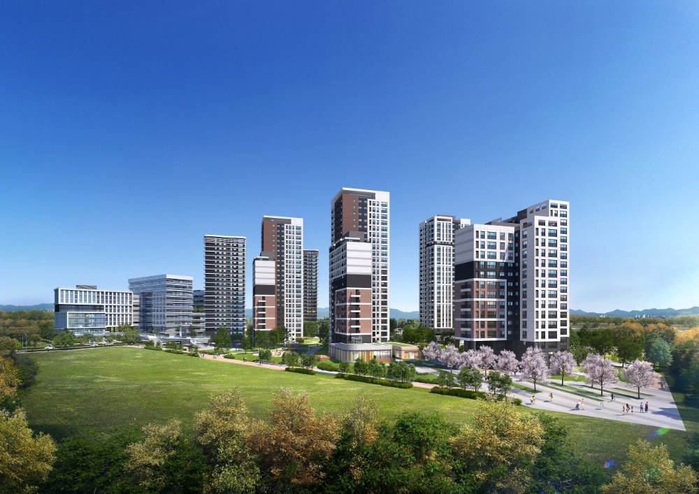 인천검단 P1 설계공모 투시도 / 사진제공=금호건설