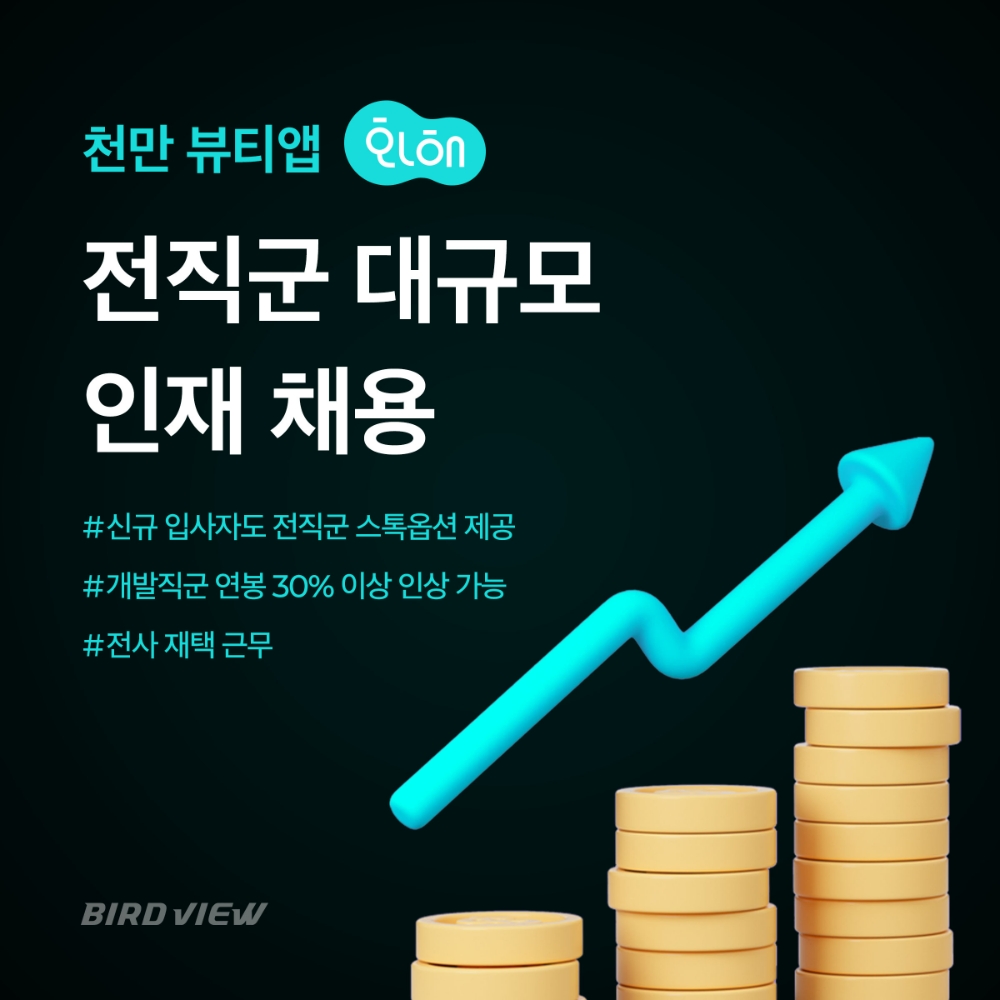 화해가 채용을 진행한다./사진제공=버드뷰