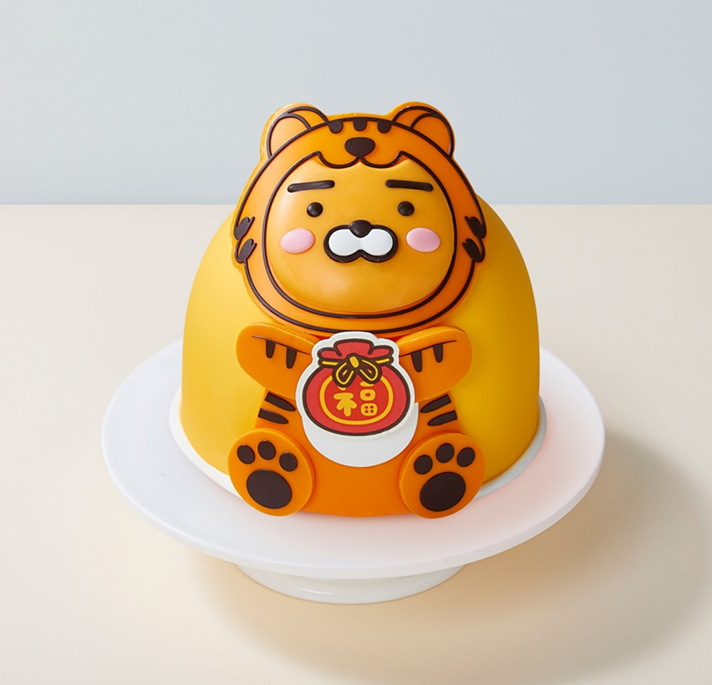 파리바게뜨의 '라이언 복돌이 케이크'/사진제공=SPC그룹