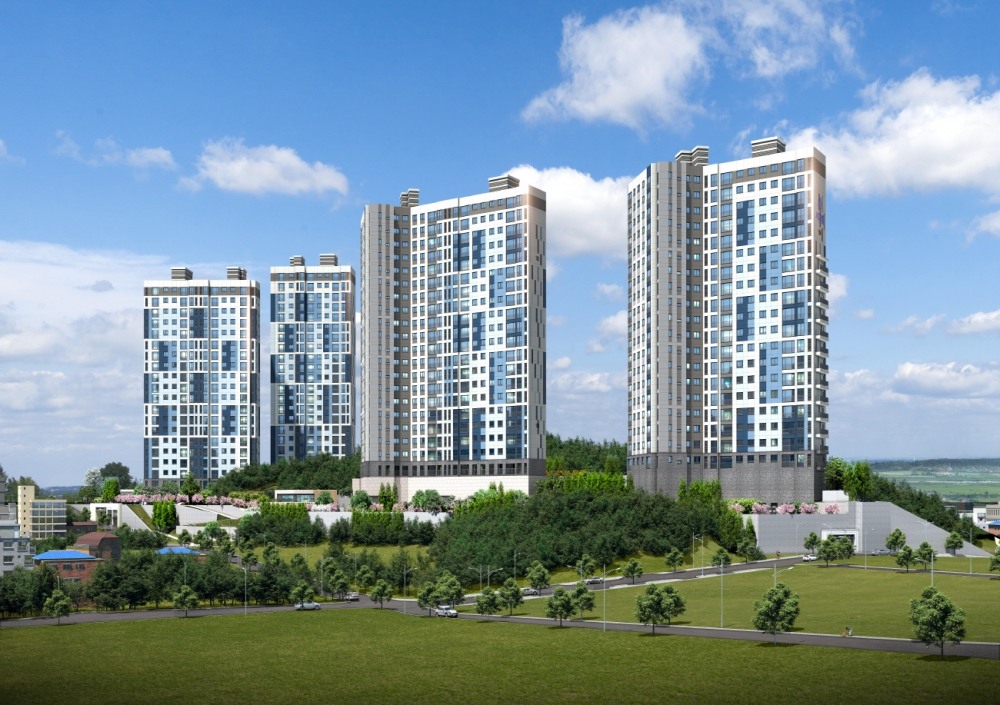 KTX 송도역 서해그랑블 더 파크 투시도