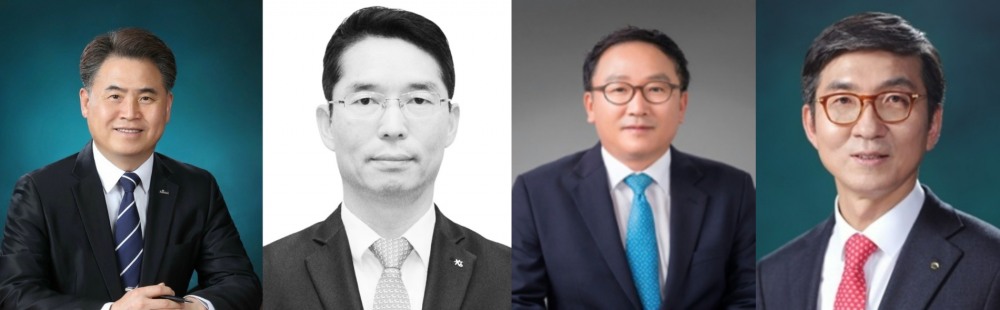 이희수 신한저축은행 대표와 허상철 KB저축은행 대표, 정민식 하나저축은행 대표 내정자, 신명혁 우리금융저축은행 대표(왼쪽부터). /사진제공=각사