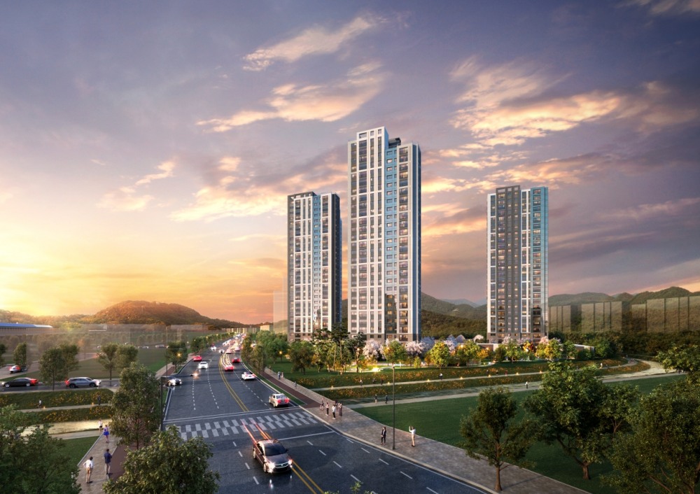 ‘e편한세상 지축 센텀가든’ 투시도. / 사진제공=DL이앤씨