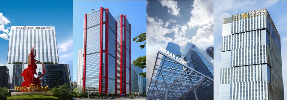 (왼쪽부터) 한국투자증권, NH투자증권, 미래에셋증권, KB증권 / 사진제공= 각사