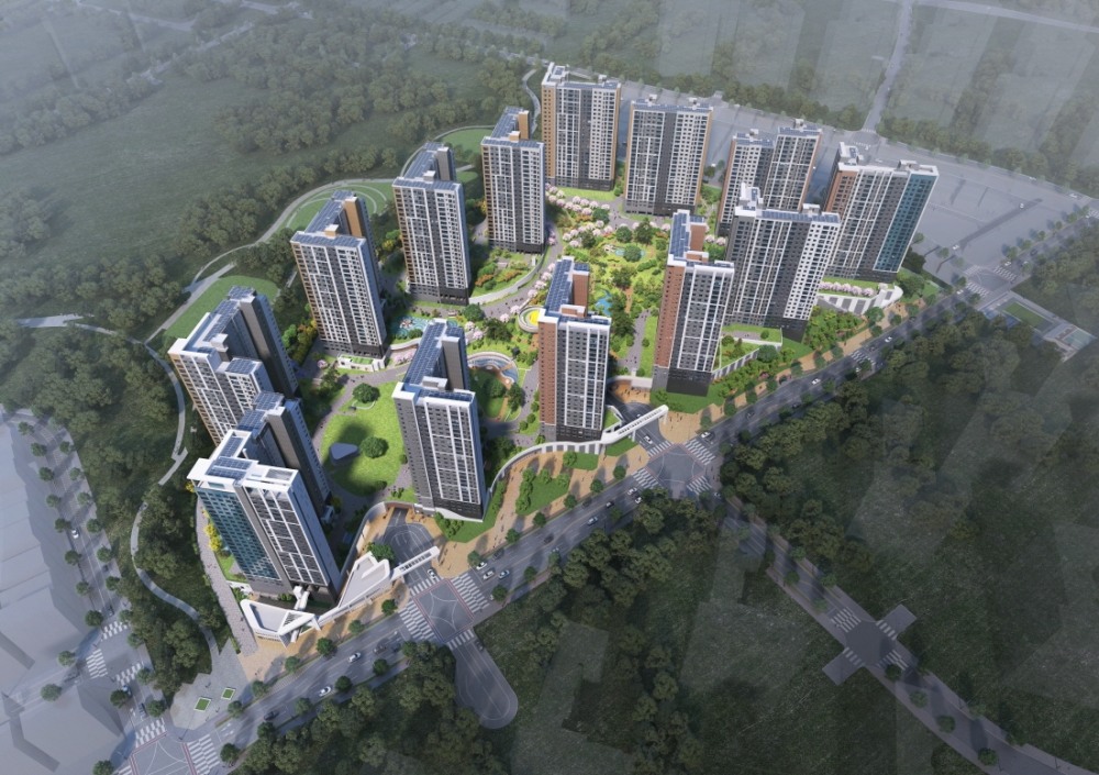 힐스테이트 검단 웰카운티 단지조감도