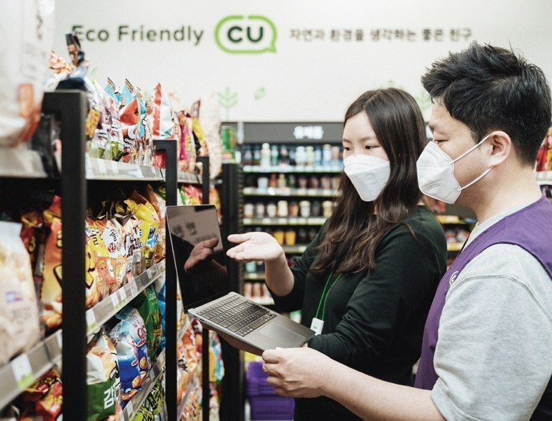 CU가 코로나19로 부진을 겪는 점포를 대상으로 점프업 프로젝트를 진행해 매출을 상승시켰다./사진제공=BGF리테일