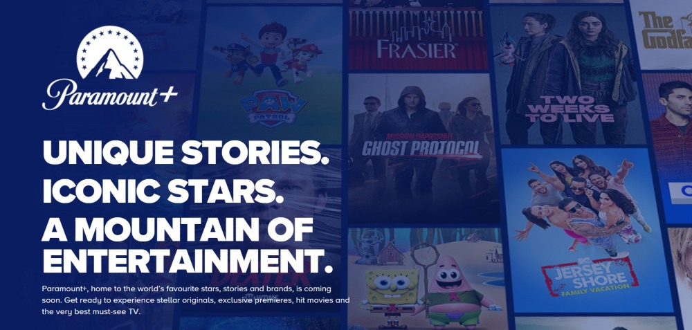 파라마운트플러스가 아시아 국가 중 처음으로 한국에 상륙한다. 다만 직진출 대신 티빙의 '파라마운트플러스 브랜드관'을 통해 콘텐츠를 방영한다./사진제공=파라마운트플러스 홈페이지 갈무리