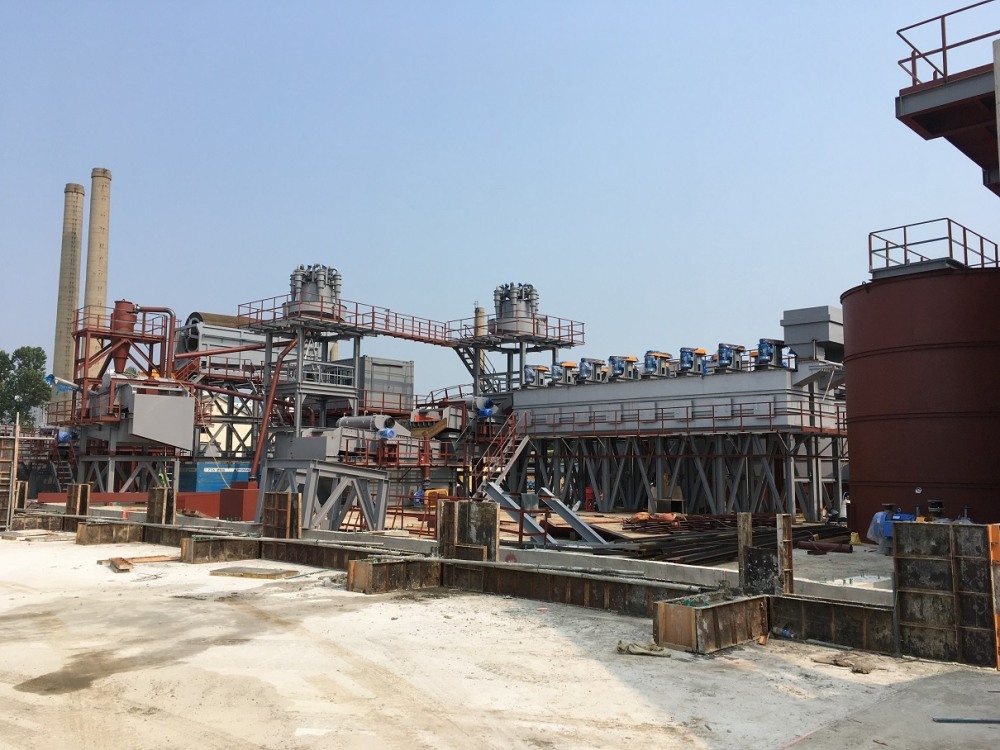 세척공사 현장 / 사진제공=현대건설