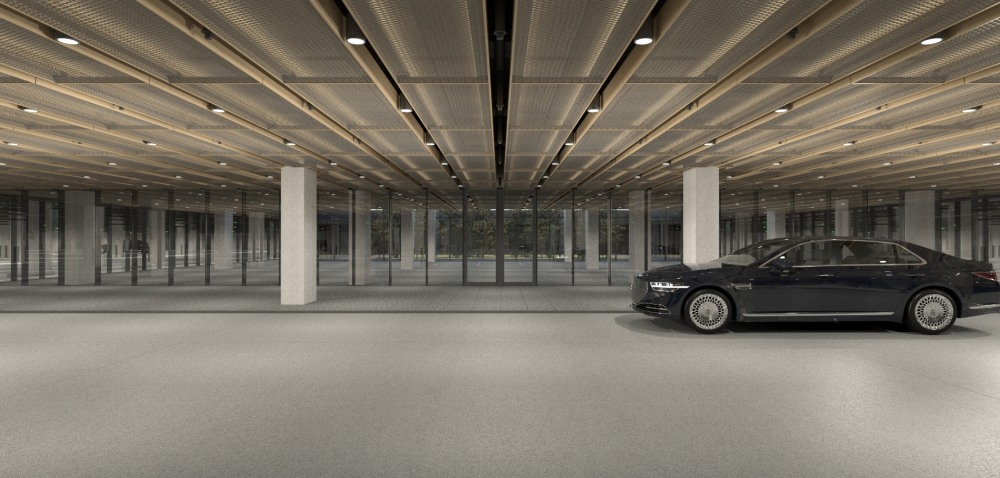 디에이치 지하공간 커뮤니티 출입구 예시 / 사진제공=현대건설