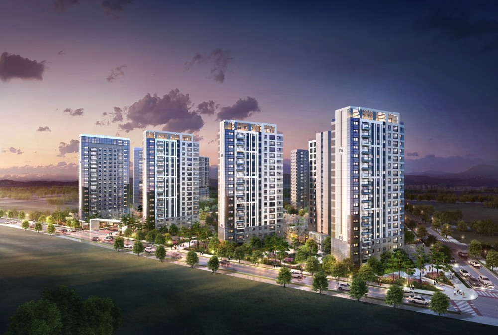 e편한세상 에코델타 센터포인트 단지투시도 / 사진제공=DL이앤씨