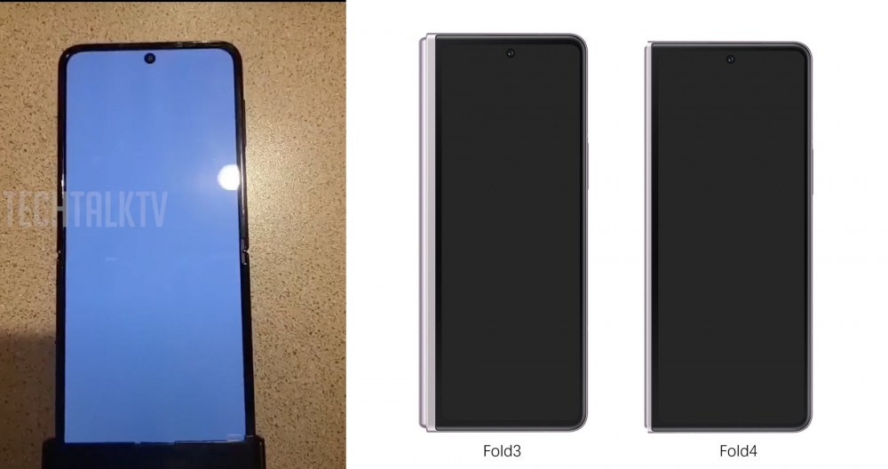 갤럭시Z플립4 및 갤럭시Z폴드4 추정 기기. 사진=아이스유니버스(Ice Universe)