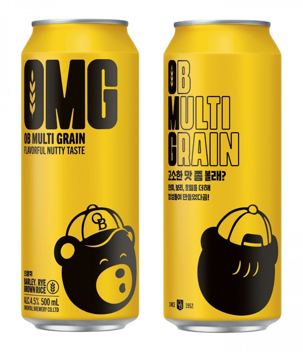 프리미엄 발포주 ‘오엠지(OMG)’./ 사진제공 = 오비맥주