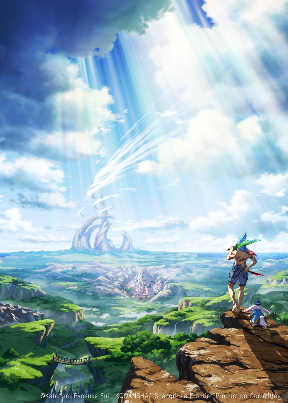 넷마블이 고단샤의 만화 IP '샹그릴라 프론티어'의 애니메이션 제작위원회에 참여하고, 해당 IP 기반으로 게임을 개발한다. 사진=넷마블