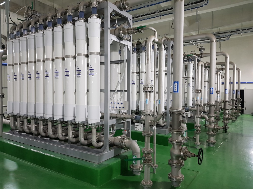 막여과 시설 전경 / 사진제공=금호건설