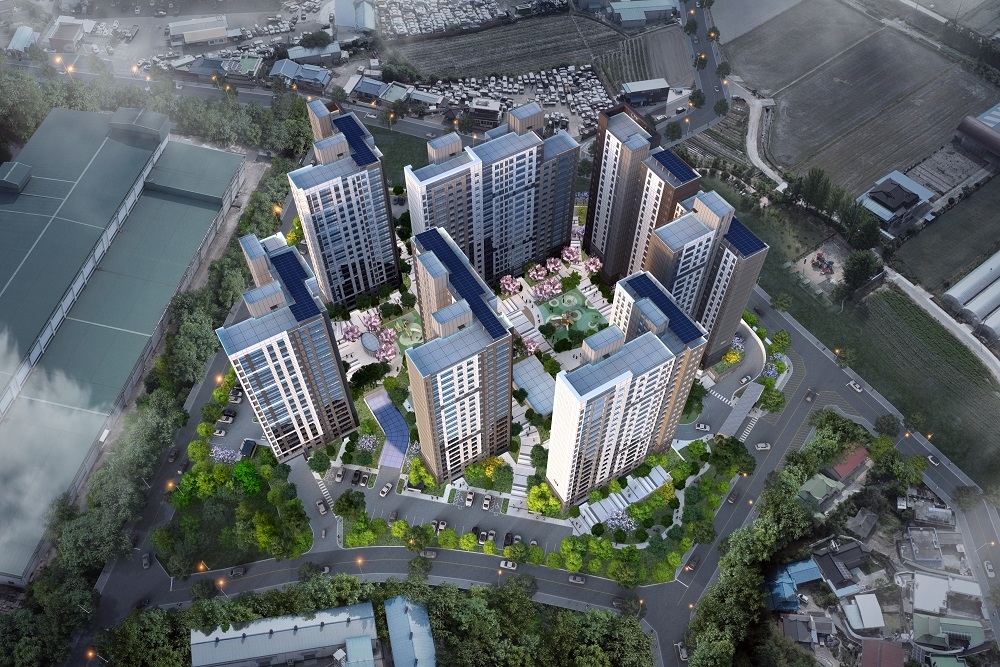 충북 옥천 마암리 공동주택사업 조감도 / 사진제공=금호건설