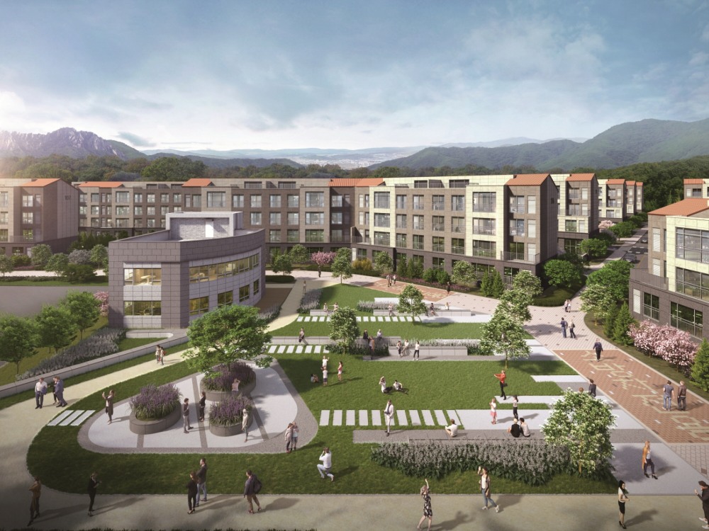 속초헤리엇 더 228 단지 내부전경. /사진제공=에이치엔아이엔씨