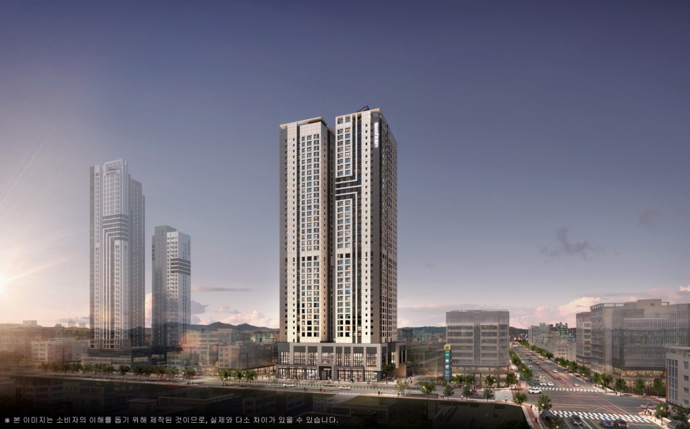 대전 에테르 스위첸 단지투시도