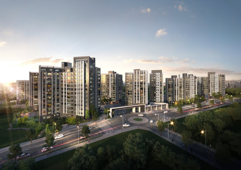 원주 롯데캐슬 시그니처 석경 투시도./사진제공=롯데건설