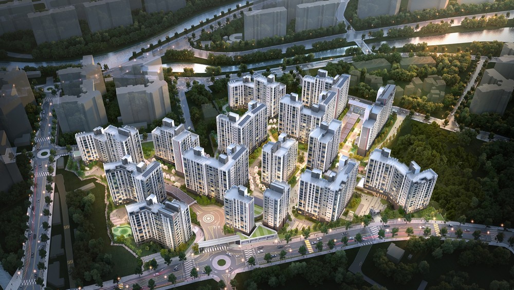 원주 롯데캐슬 시그니처 단지조감도 / 사진제공=롯데건설