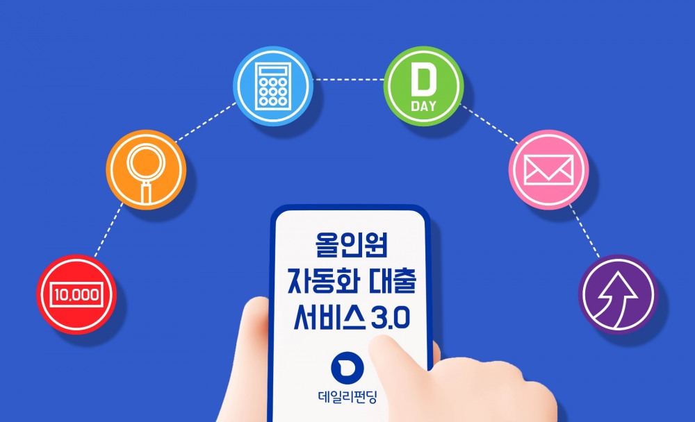 데일리펀딩이 올인원 자동화 대출 서비스 3.0을 개발했다. /자료제공=데일리펀딩