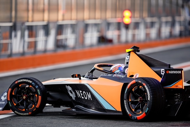 포뮬러 E 시즌9 프리시즌 테스트 주행. 제공=한국타이어.