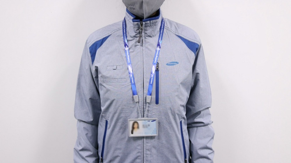 사원증 케이스 패용 사진 / 사진제공=삼성물산 건설부문