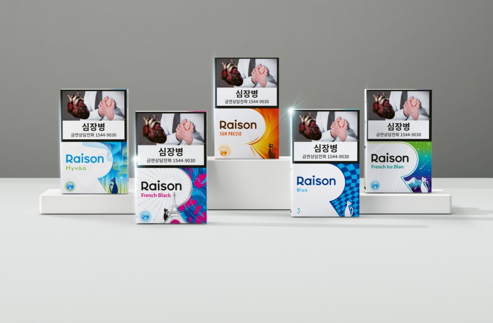 '레종(Raison)' 리뉴얼 제품 이미지./ 사진제공 = KT&G