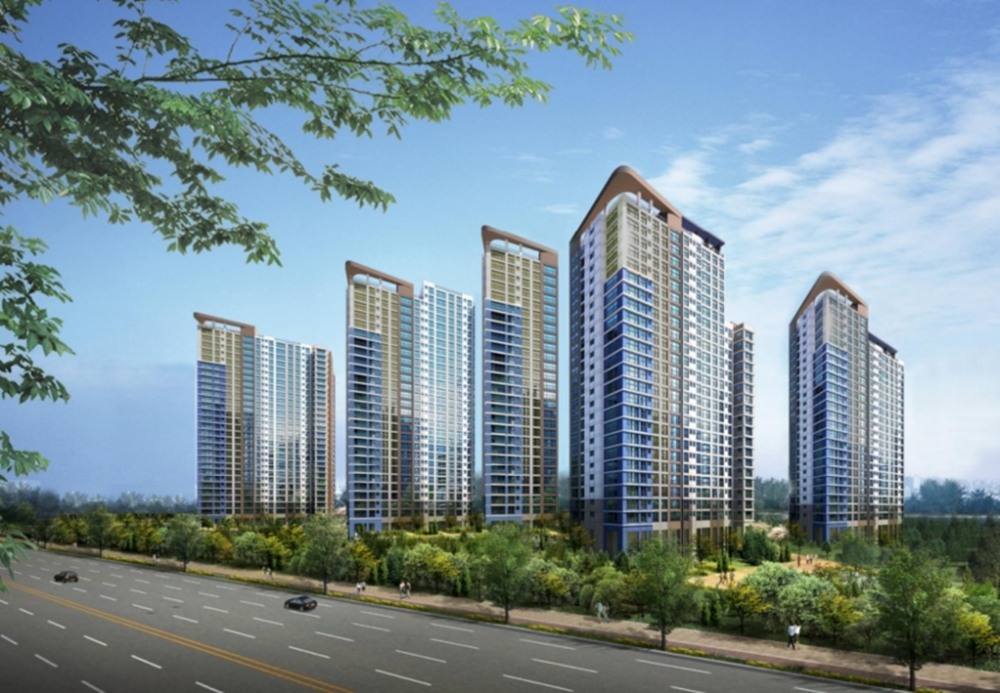 코람코가 대토리츠 방식으로 공급 예정인 과천 주암지구 공공임대주택 투시도 / 사진제공=코람코자산신탁