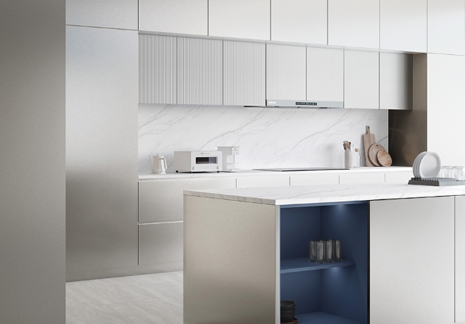 한솔홈데코(대표이사 김경록)가 최신 인테리어 트렌드를 반영한 스토리보드 도어&바디 신제품을 출시했다. /사진=한솔.