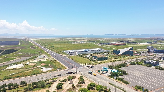 새만금 산업단지 전경. 사진제공=LG화학.