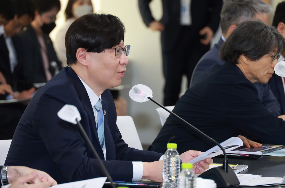 김소영 금융위원회 부위원장이 24일 오전 서울 마포 프론트원에서 개최한 핀테크 기업 글로벌 진출 활성화 간담회에 참석해 핀테크 기업 글로벌 진출 지원 추진현황 및 향후계획에 대해 논의했다. /사진제공=금융위원회