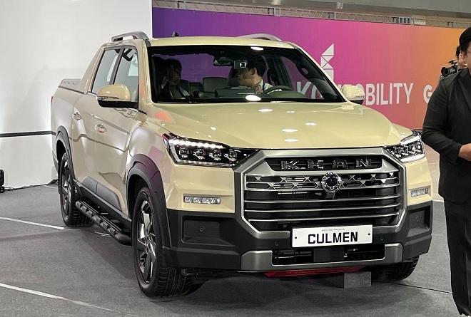 KG 렉스턴 스포츠 칸 쿨멘.