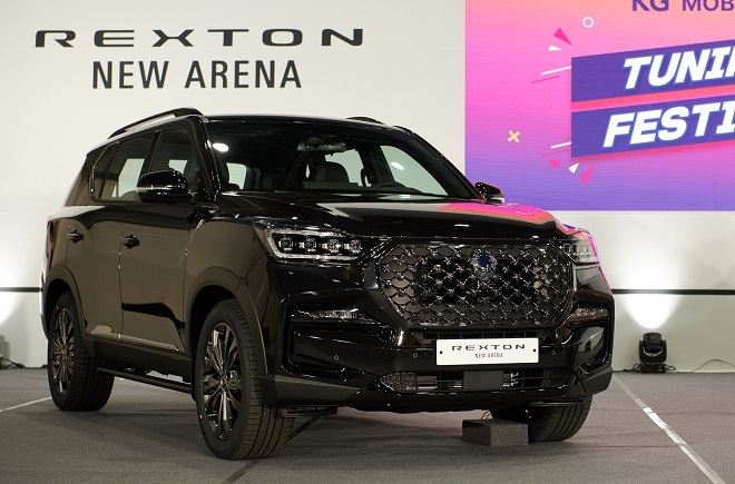 KG 렉스턴 뉴 아레나.