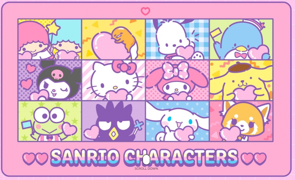 ‘헬로키티’로 유명한 일본 최대 캐릭터 브랜드 사업자 ‘산리오’(회장 츠지 신타로) 누리집 갈무리./사진=임지윤 기자