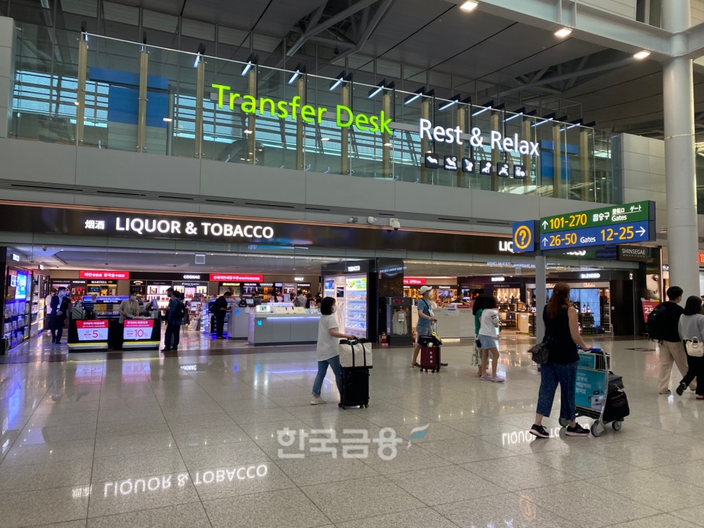 인천국제공항 면세점. /사진=홍지인 기자