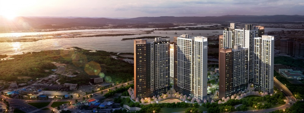 춘천 레이크시티 아이파크 조감도./사진제공=HDC현대산업개발