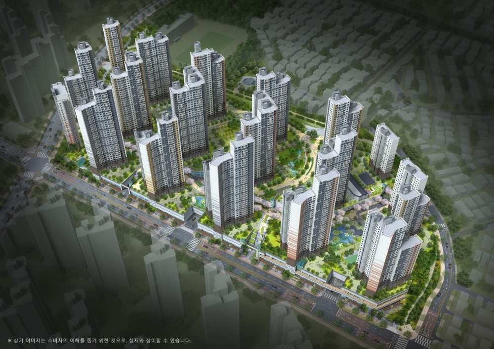 광명자이힐스테이트SKVIEW 조감도./사진제공=GS건설 컨소시엄