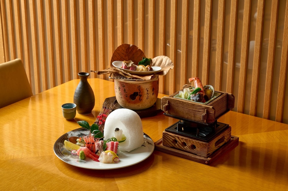 일식당 모모야마가 선보이는 겨울 코스. /사진제공=롯데호텔