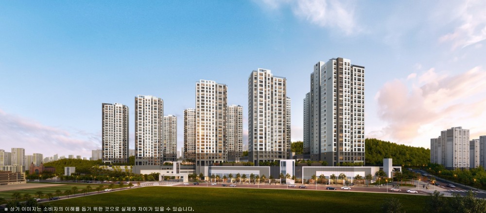 제일풍경채 검단 4차 단지투시도